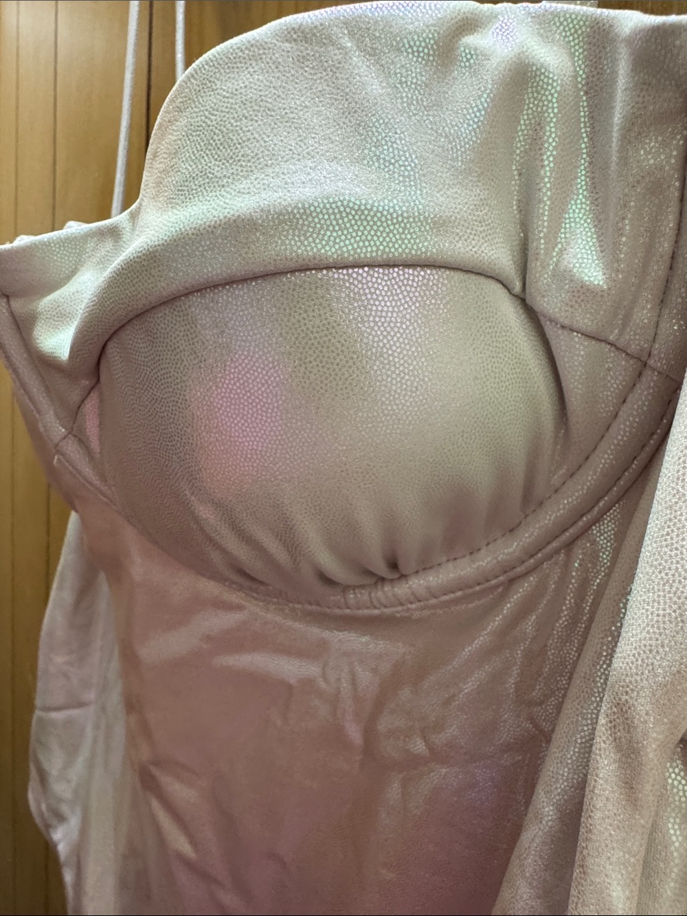 No Boundaries Iridescent Pearl One-Piece Swimsuit - Picture 3 of 7